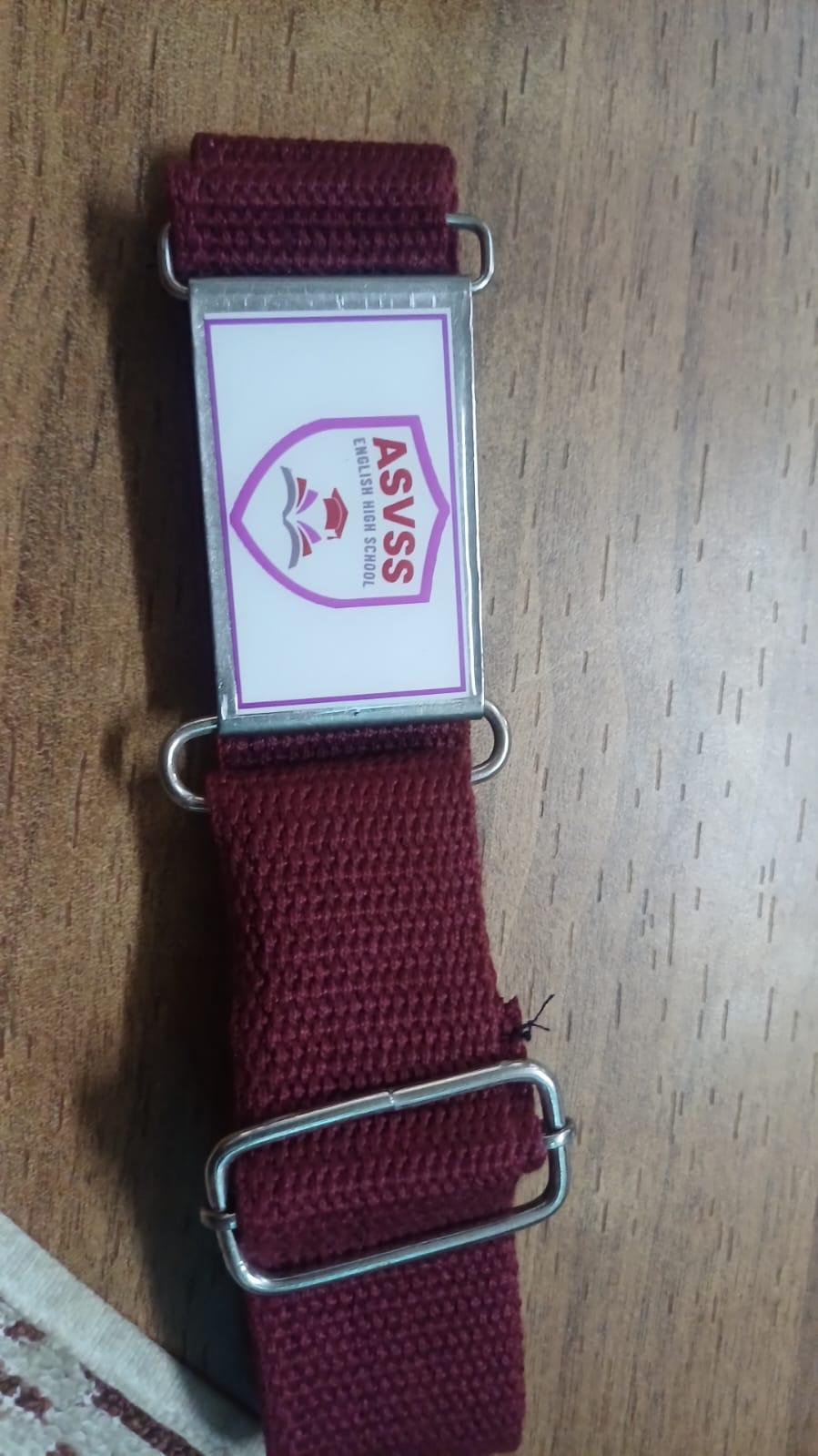 42 2222 22 SS BELT MAROON COTTEN NIVAR 