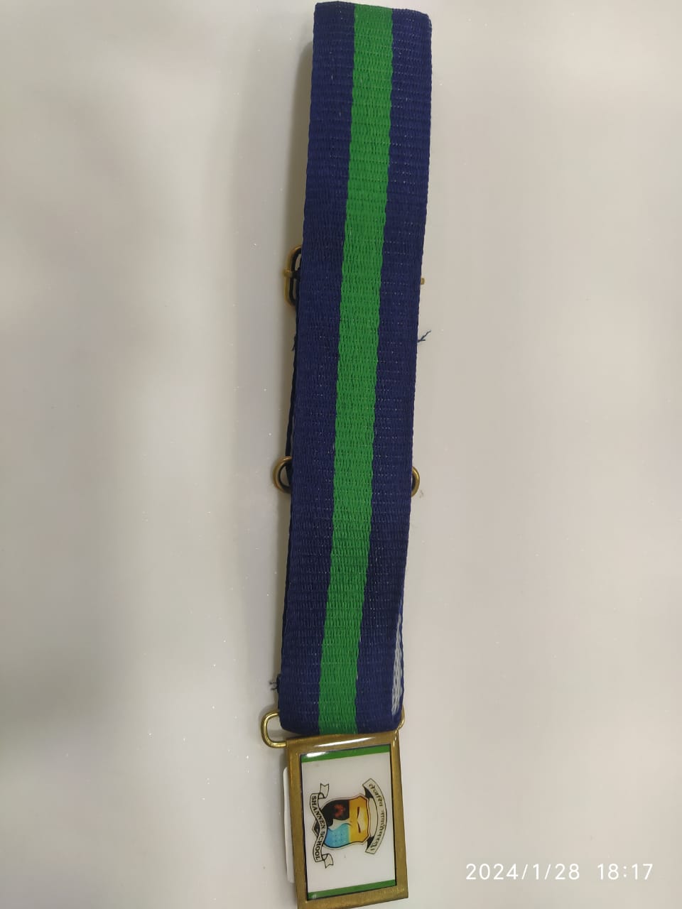 11 NAVY/GREEN/NAVY (SHANEN BELT)