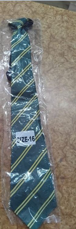 14 342 225 BOTTLE GREEN TIE 2 YELLOW PATTI CHAINWALI 