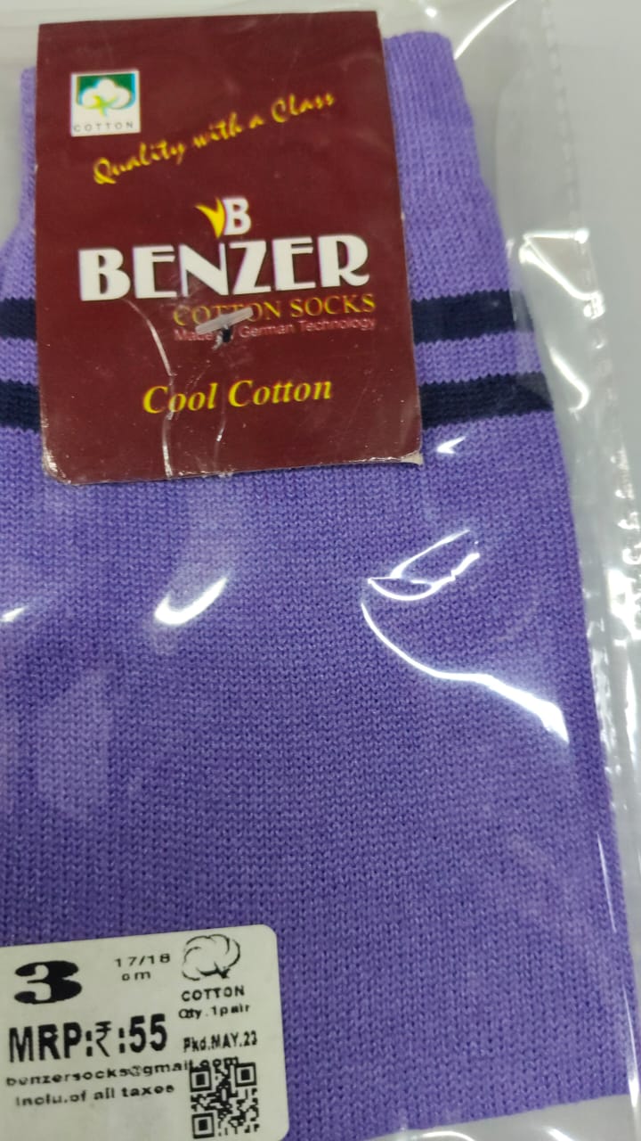 8 311 PURPLE SOCKS 2 D.NAVY PATTTI P.V 