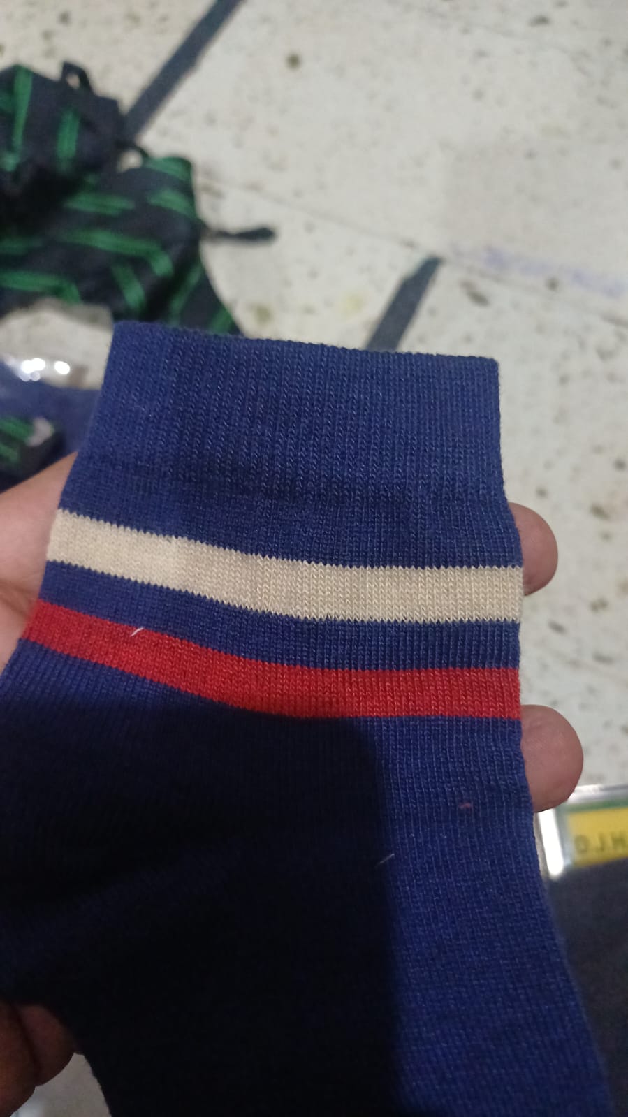 AIRFORSE SOCKS SKIN/RED PATTA LYCRA