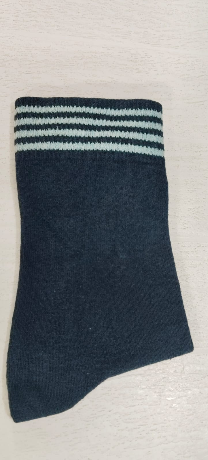8 211 NAVY SOCKS 4 DUDHIYA PATTI IN ELASTIC 