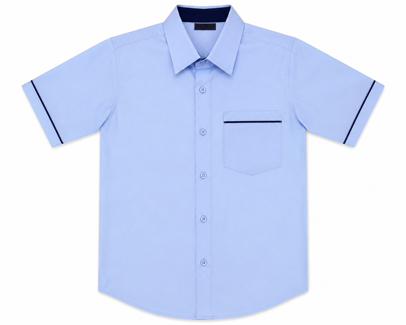 Light Blue School Uniform Shirt – Half Sleeve