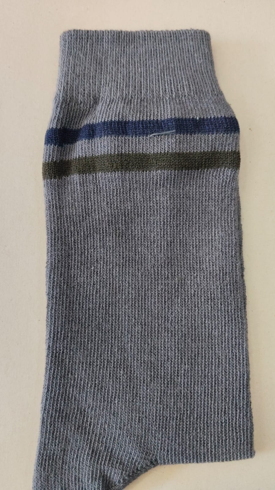 D.GRAY SOCKS NAVY/COFFEE PATTI LYCRA