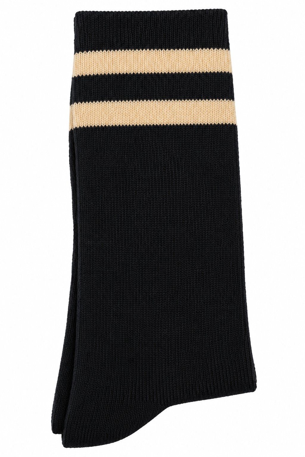 BLACK SOCKS 2 CREAM PATA 70 LYCRA