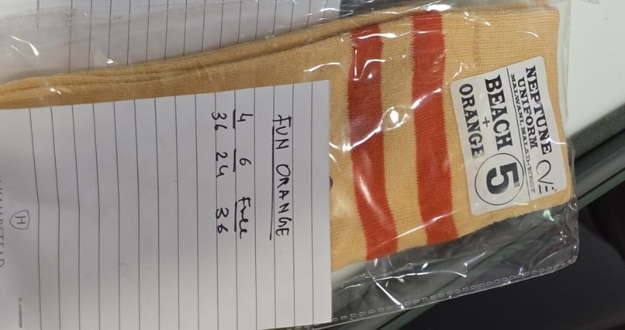 Fone Socks Red Patta