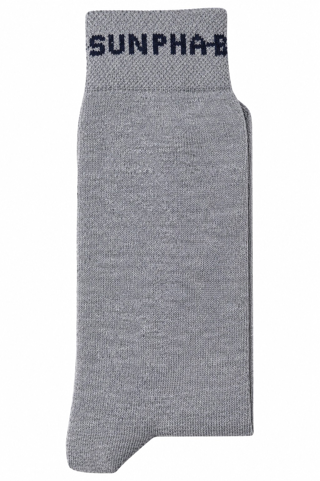 GREY SOCKS NAME IN ELASTIC -SUNPMA-B