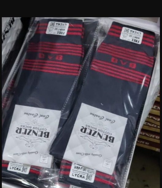 D.Grey Socks Patti Red Name BVB Lycra