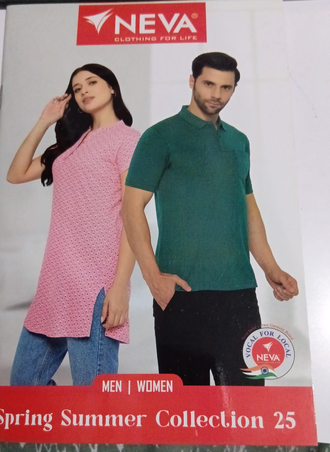 2XL TMF 1201 COLLAR T-SHIRT PASTEL PEACH